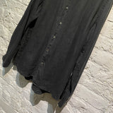 ASSEMBLY LABEL DARK GREY LINEN SHIRT