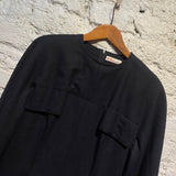 KARL LAGERFELD VINTAGE BLACK WOOL DRESS