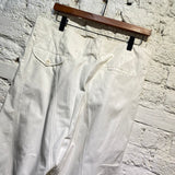 ALEXANDER MCQUEEN WHITE TROUSERS
