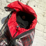 MONCLER TARTAN RUCKSACK
