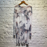LUEDER MESH PRINT DRESS