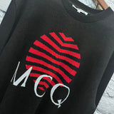 ALEXANDER MCQUEEN	MCQ BLACK / RED / WHITE SWEATER