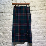 PRINGLE OF SCOTLAND TARTAN KILT WITH MATCHING SCARF