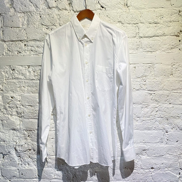 ALEXANDER MCQUEEN WHITE LONG SLEEVED SHIRT