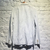MARTIN MARGIELA LIGHT GREY BLAZER WITH SILVER EMBROIDERY SUMMER 2006