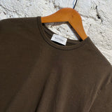 MATTEAU BROWN T-SHIRT CIRCLE CUT OUT