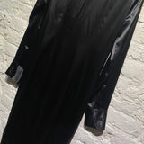 BOTTEGA VENETA BLACK ACETATE SHIRT DRESS