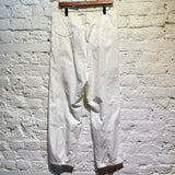 ALEXANDER MCQUEEN WHITE TROUSERS