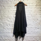 ANN DEMEULEMEESTER BLACK TUNIC