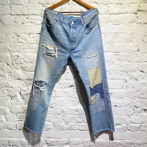 LEVIS 150th ANNIVERSARY PATCHWORK 501’S