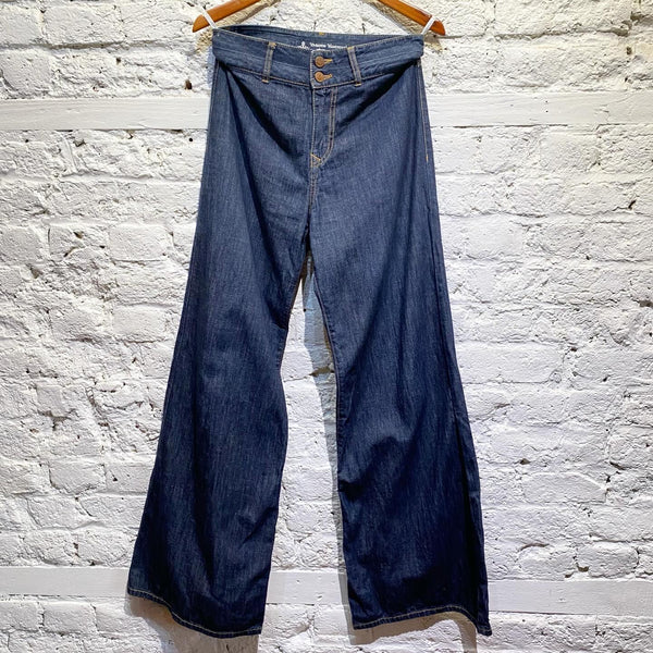 VIVIENNE WESTWOOD ANGLOMANIA “NEW APOLLO JEANS” WIDE LEG LIGHTWEIGHT DENIM