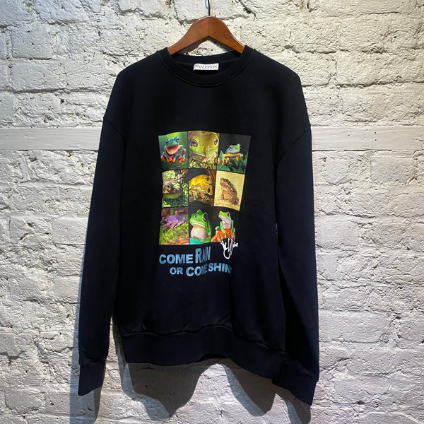 JW ANDERSON BLACK “TREE FROG” SWEATSHIRT