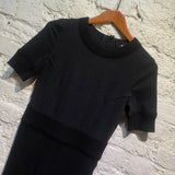 DOLCE & GABBANA D&G BLACK KNIT DRESS