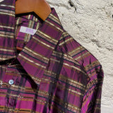 ERL PURPLE TAFFETA SHIRT