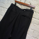 YOHJI YAMAMOTO Y’S BLACK COTTON WIDE LEG TROUSERS
