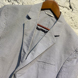 AGNES B HOMME
SUMMER SUIT BLUE/WHITE SEERSUCKER