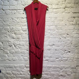 VIVIENNE WESTWOOD ANGLOMANIA RED JERSEY DRESS