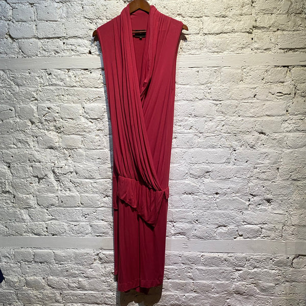 VIVIENNE WESTWOOD ANGLOMANIA RED JERSEY DRESS