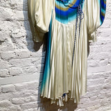 ALÉMAIS PLEATED PRINT DRESS