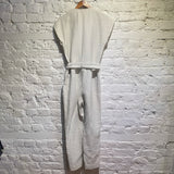 RACHEL COMEY LIGHT GREY COTTON JUMPSUIT