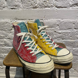 JW ANDERSON X CONVERSE MULTI GLITTER HI-TOPS