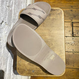 BALENCIAGA MINK GREY/BROWN POOL SLIDES