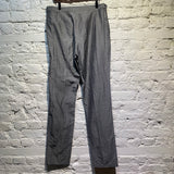 OZWALD BOATENG GREY LINEN/COTTON SUIT