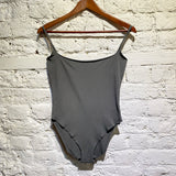 SKIMS CHARCOAL GREY BODYSUIT