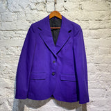 RAF SIMONS PURPLE BLAZER