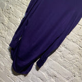 LIMI FEU RUCHED SLEEVES PURPLE TOP