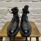 YANG LI BLACK LACED ANKLE STRAP SHOES