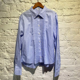 LOEWE GINGHAM PIN TUCK CROPPED SHIRT