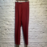 OZWALD BOATENG BLACK/RED WOVEN 3-PIECE SUIT