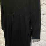 CELINE LONG BLACK JERSEY DRESS