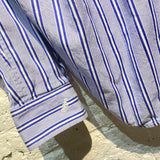 BALENCIAGA STRIPED SHIRT WITH ARMHOLES