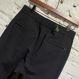 WOOYOUNGMI BLACK CUFFED TROUSERS