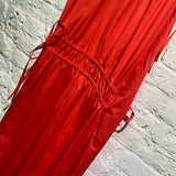 EUDON CHOI RED COTTON DRESS