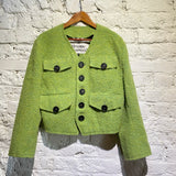 VIVIENNE WESTWOOD GREEN MELANGE SIRENO JACKET