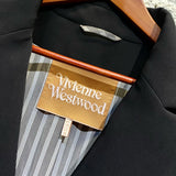 VIVIENNE WESTWOOD BLACK POLY/SILK JACKET WITH TAILS