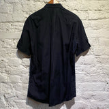 ALEXANDER MCQUEEN MIDNIGHT SHORT SLEEVED SKULL SHIRT