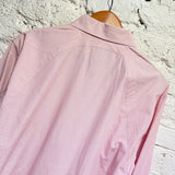 ALEXANDER MCQUEEN PINK STRIPED HARNESS SHIRT