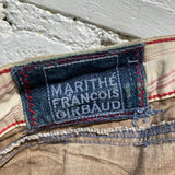 MARITHE + FRANCOIS GIRBAUD LIGHT DENIM BROWN SKIRT