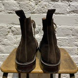 GRENSON BROWN SUEDE BOOTS
