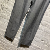 OZWALD BOATENG GREY LINEN/COTTON SUIT