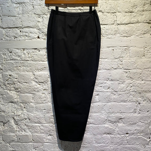 RICK OWENS STRETCH COTTON PENCIL SKIRT