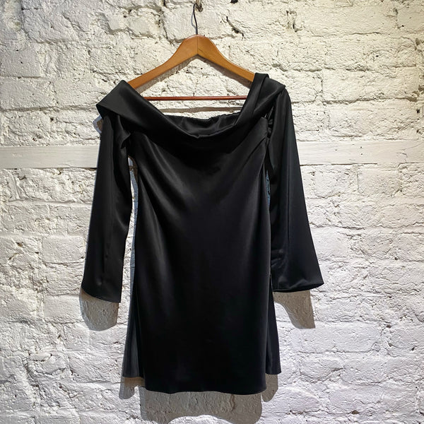 REFORMATION BLACK “MAVES” BABYDOLL DRESS