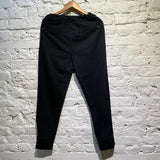 ALEXANDER MCQUEEN BLACK SWEATPANTS ZIP POCKETS