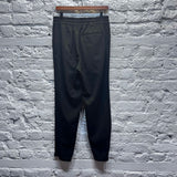 ALEXANDER MCQUEEN	MCQ BLACK PLAIN COTTON SWEATPANTS