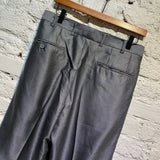 LEOMI SADLER GREY TROUSERS WITH PRINT