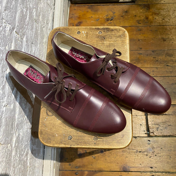 NEMETH DEEP RED OXFORD SHOES